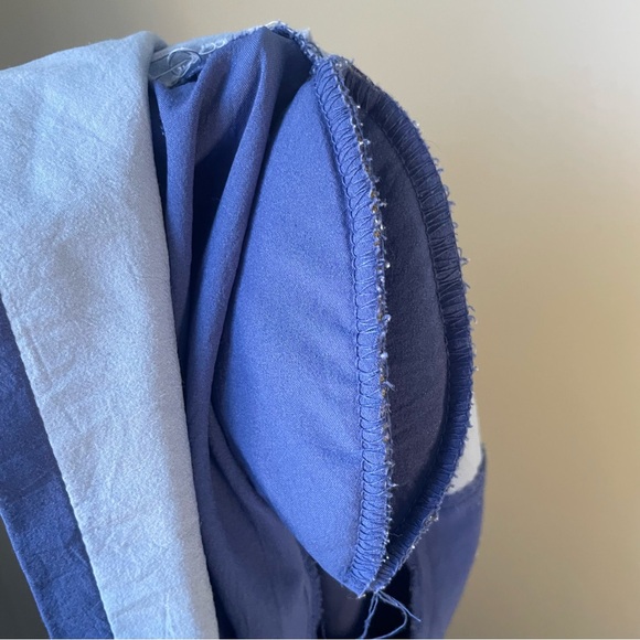 Vintage Blair Blue Floral Embroidered‎ Windbreaker - Womens Size Large - Picture 10 of 10